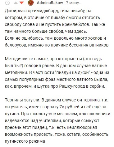 Кому подгоревшего рака? - Комментарии на Пикабу, Баттхёрт, Идиотизм, Политика