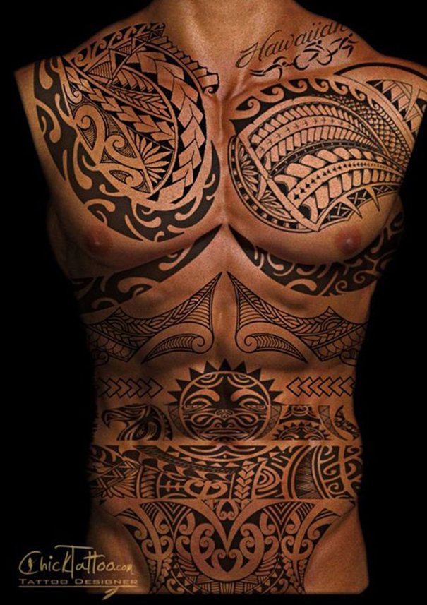 Courageous decoration - Tattoo, Polynesia
