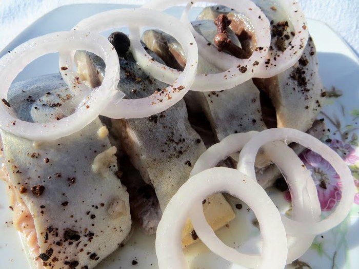 Pickled mackerel in 24 hours - My, Mackerel, , Yummy, cooking, Recipe, Other cuisine, Snack, Preparation, Video, Longpost