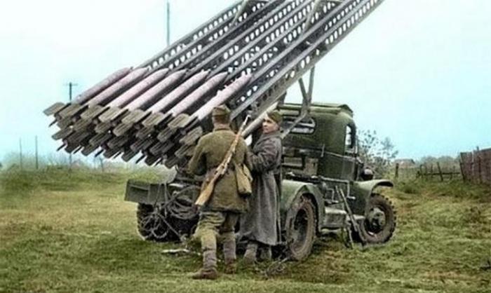 Katyusha. - My, The Great Patriotic War, Katyusha, Artillery, 1941, Red Army, , Longpost