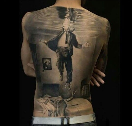 Tired of life's problems - Tattoo, , Realism