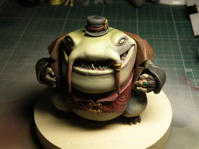 Tahm Kench is the river king. - My, LOL, , League of legends, Craft, Game art, Sculpting, Polymer clay, Longpost