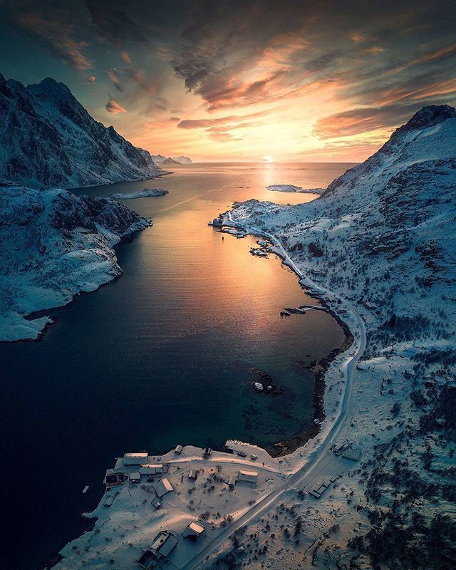 Sunset. Lofoten, Norway - Sunset, Norway, beauty, Landscape