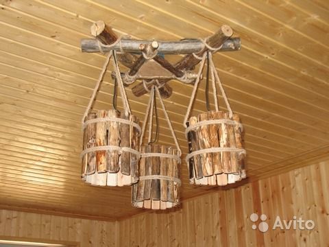 Люстра в баньку.