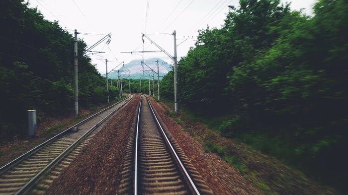 Mountains Zmeyka and Beshtau. - My, The mountains, Caucasian Mineral Waters, Stavropol region, Russian Railways