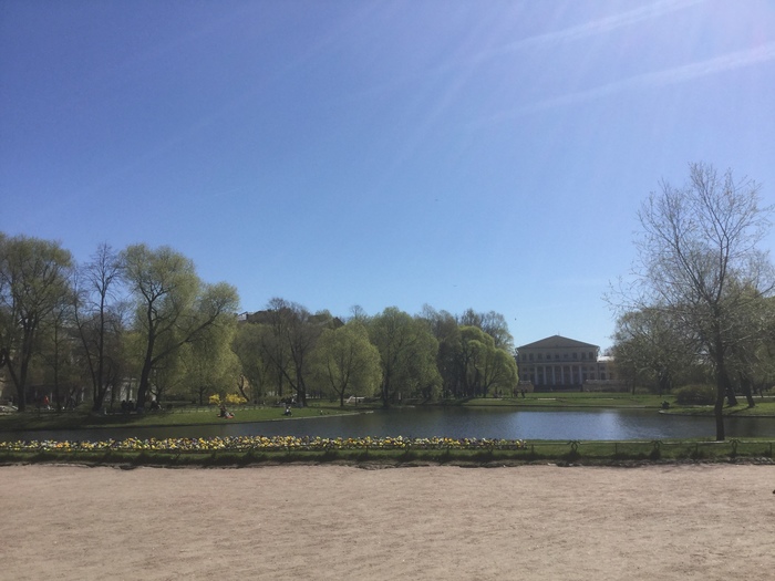 The long-awaited spring in St. Petersburg - My, Saint Petersburg, Spring, Yusupov Garden