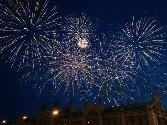 Fireworks on May 9 - My, Firework, May 9, Novosibirsk, Share, May 9 - Victory Day