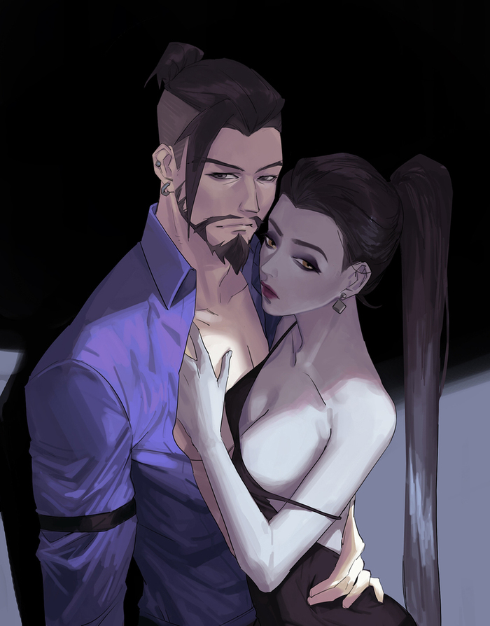 Widowmaker&Hanzo Overwatch, Widowmaker, Hanzo