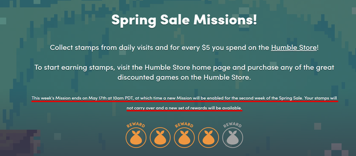Spring Sale Rewards 2