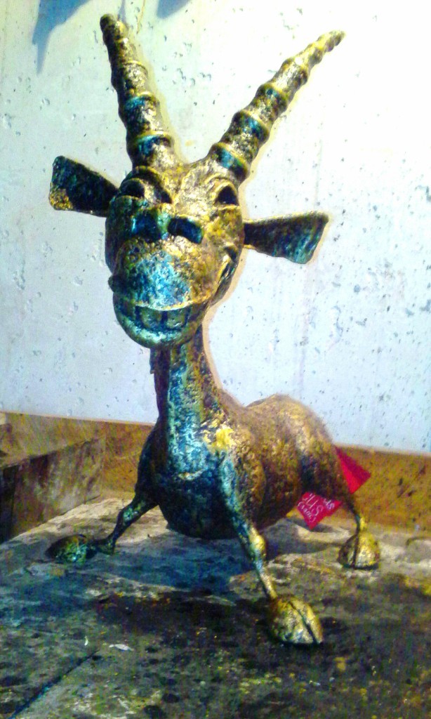 Goat Grisha. - My, Doll, Interior, Papier mache, Sculpture, Handmade, Longpost