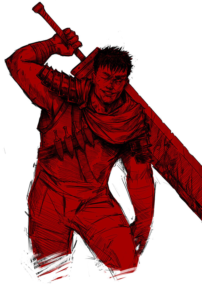 Guts Anime Art, , , Guts, Jan Sidoryk