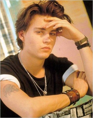 Depp sends you greetings from the 80s - Johnny Depp, Male beauty, Men, Guys, Actors and actresses, Celebrities, Playgirl, Girls, GIF, Longpost, beauty