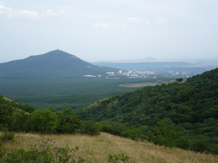 Панорама Машука  и Пятигорска - Моё, Пятигорск, Горское кольцо, Бештау, Гора Бештау