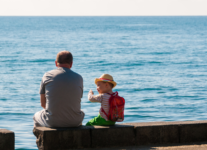 Two generations - Crimea, The photo, Black Sea, Beginning photographer, Yalta, My