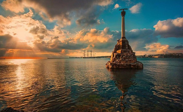 Sevastopol. - Crimea, Russia, Sevastopol, Monument to The Sunken Ships, The photo