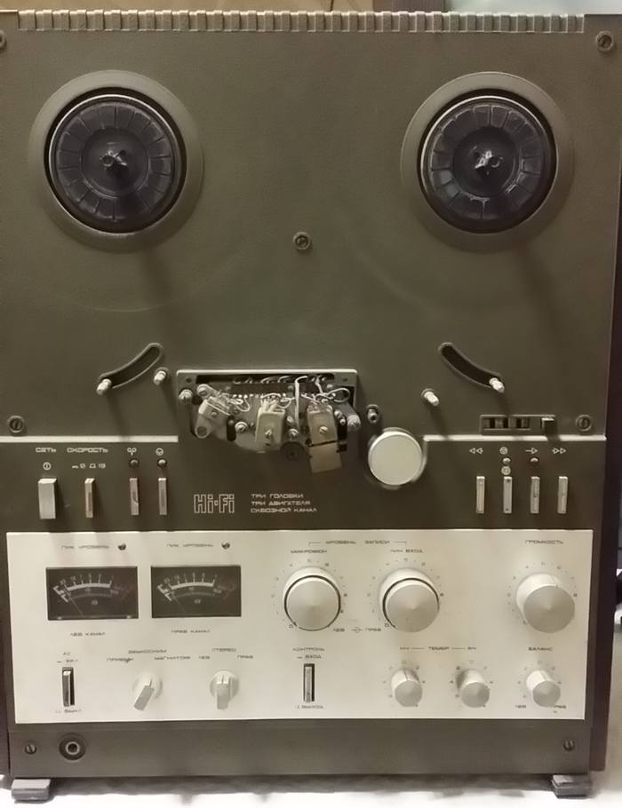 Repair of the Soyuz-110 tape recorder - My, , Repair, Reel-to-reel tape recorder, Record player, Repair of equipment, Longpost