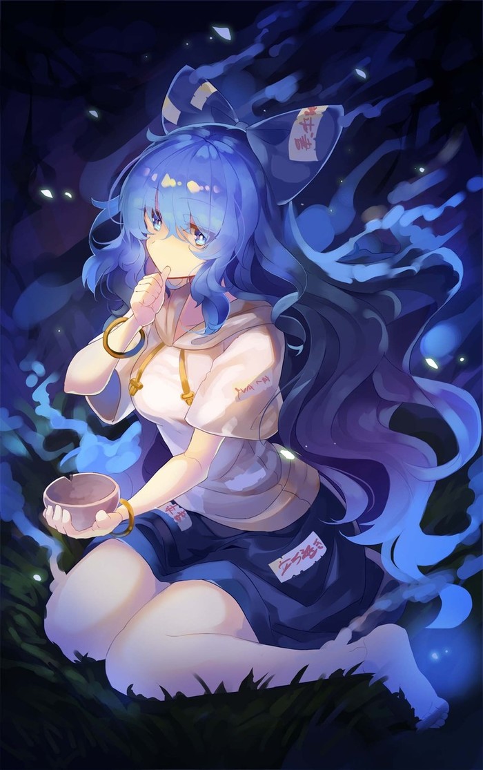 Anime Art - Anime, Anime art, Not anime, Touhou, Yorigami shion