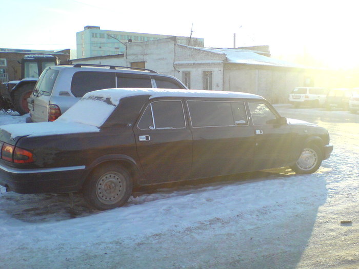 Volga limousine - My, Volga, Limousine, Krasnoyarsk, Rework