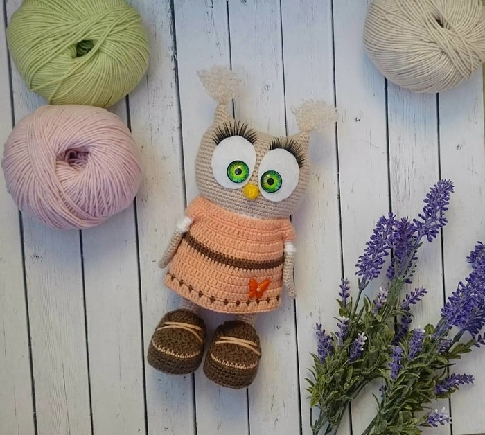 Owls in love - Longpost, Amigurumi, The photo, Owl, Crochet, Knitted toys, Needlework without process, My