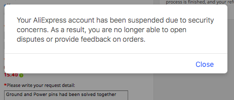 Buyer protection or how I was banned from aliexpress - My, AliExpress, Consumer rights Protection, Chinese, Longpost