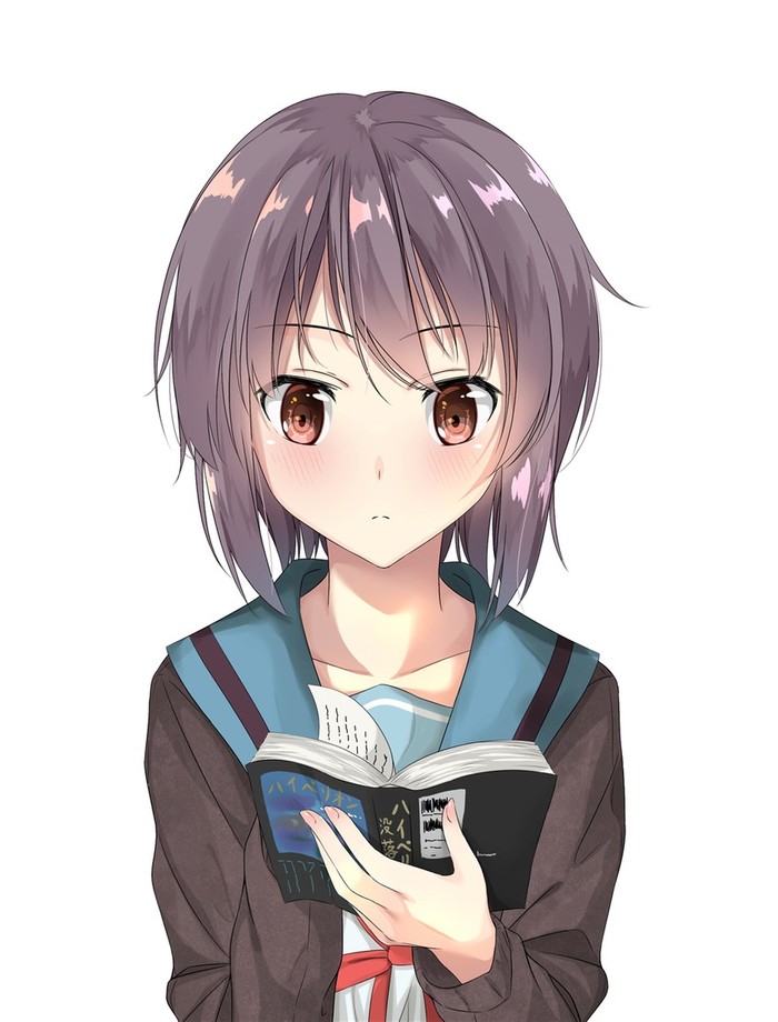 Anime Art - Аниме, Anime Art, Suzumiya Haruhi no Yuuutsu, Nagato Yuki