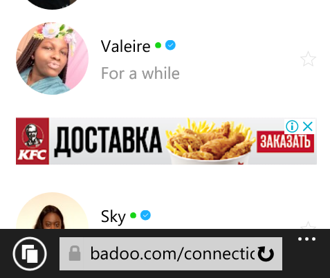 Yandex direct knows something. - My, Badoo, Fast food, Black people, Humor, Yandex Direct, 