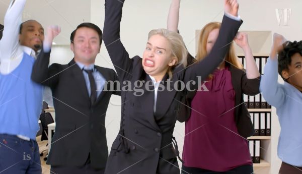 Mother of Dragons Emilia Clarke posed for stock photos as a businesswoman. - Emilia Clarke, Mother of dragons, The photo, Daenerys Targaryen, Longpost, Video