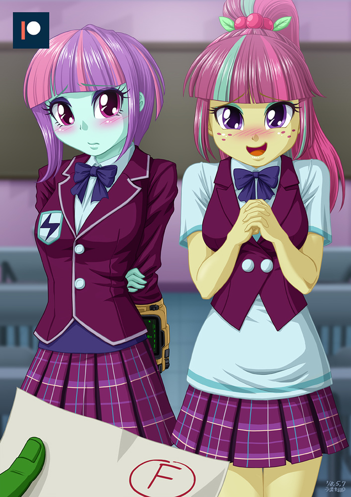 Nobody's perfect - My little pony, Equestria girls, Sunny Flare, Sour Sweet, Uotapo