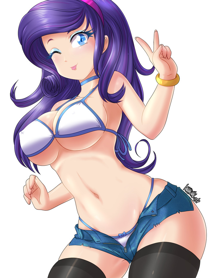 Rarity - NSFW, My Little Pony, Rarity, Хуманизация, Danmakuman, MLP Suggestive