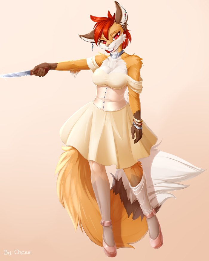 Exit there - Furry, Anthro, Art, Chessi