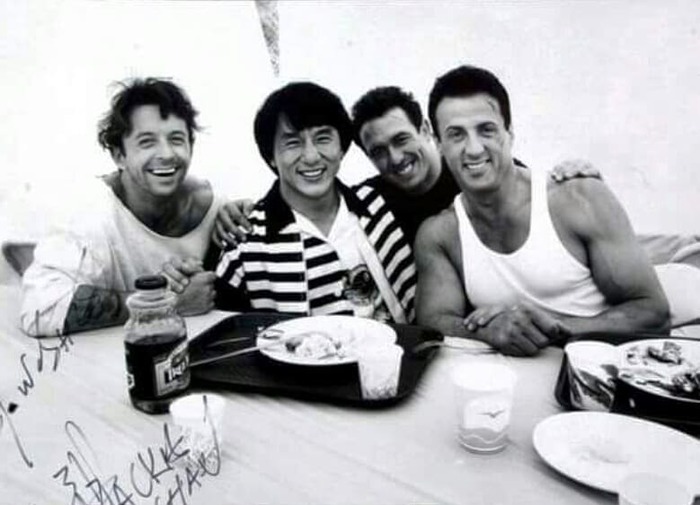Harsh 90s - Jackie Chan, Sylvester Stallone, Old photo, The photo, Sport, Movie heroes