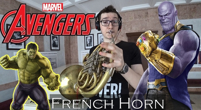 The Avengers - Main Theme (Instrumental cover)  -  , Frenchhorn, , , Cover, YouTube