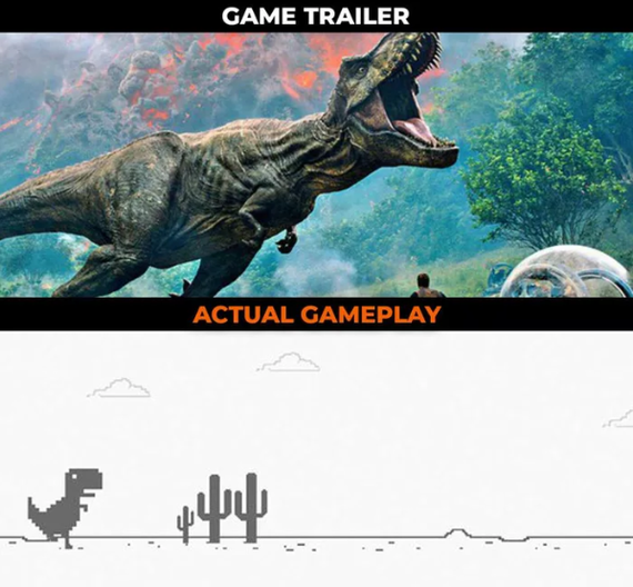 Game trailer VS real gameplay - Games, Memes