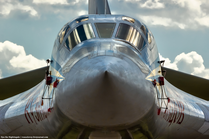 White Swan Portrait - My, Tu-160, , Fast, MAKS (air show)