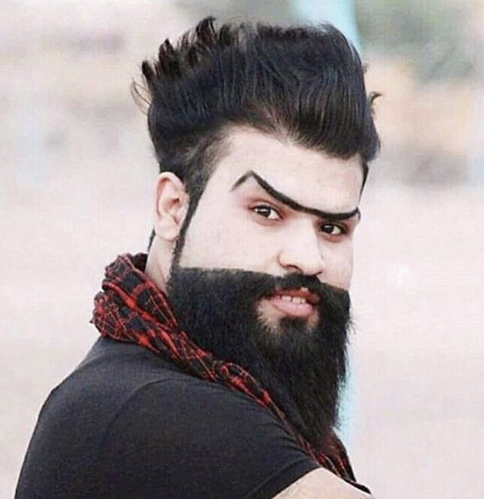 When I decided not to create a character, but clicked on random selection - Characters (edit), Games, Seducer, Monobrow, Beard