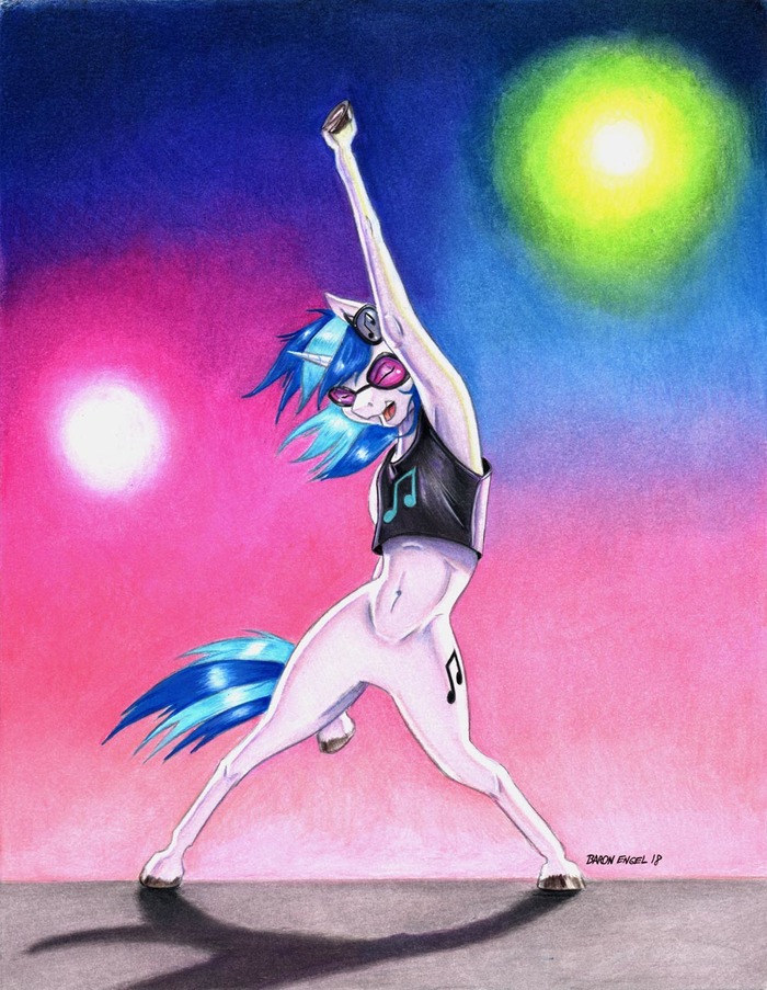 Party Vinyl - My Little Pony, Vinyl Scratch, Baron Engel