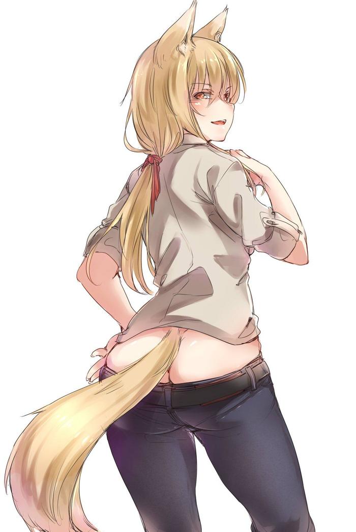 Kitsune - NSFW, Anime, Anime art, Eared, Kitsune