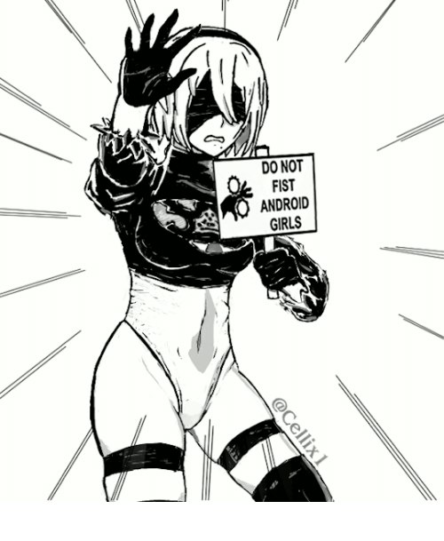 Observe safety precautions when working with androids! - Anime, Injury, Safety engineering, NIER Automata, Yorha unit No 2 type B