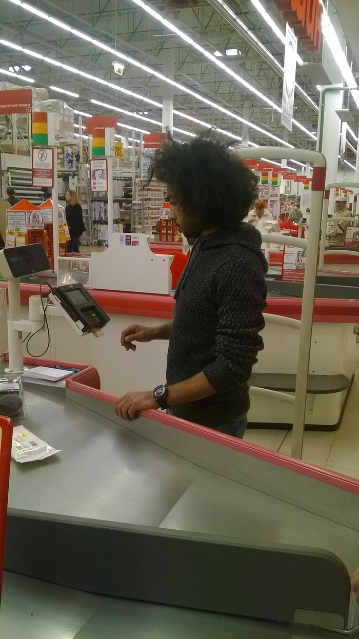 Marcelo in Auchan - My, Auchan, Football, real Madrid, Russia