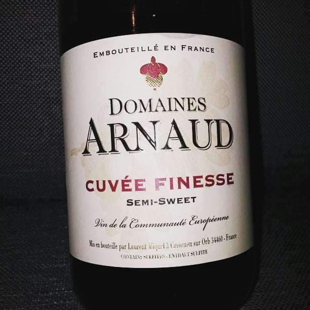 Domaines Arnaud Cuvee Finesse Semi-Sweet - Моё, Вино, Франция, Полусладкое, Красный