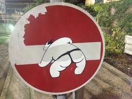 Street art on signs - Signs, Street art, Pinterest, A selection, Longpost, Road sign