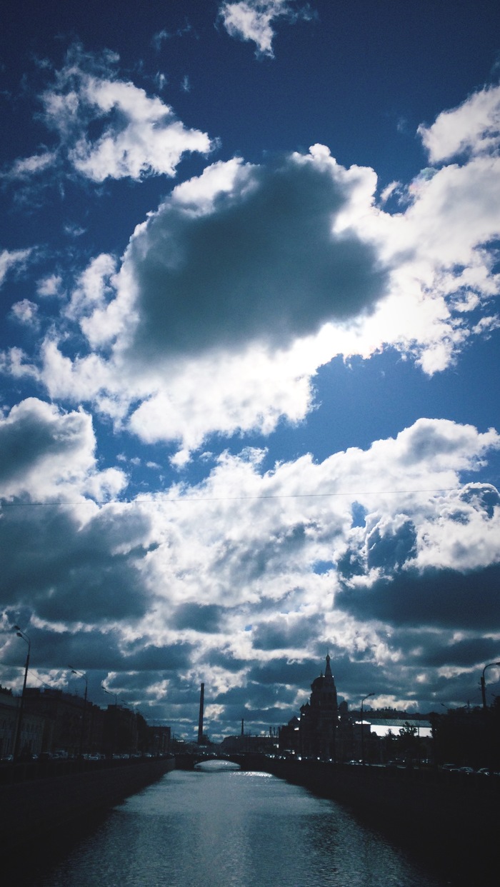 mesmerizing clouds - My, Sky, Saint Petersburg, The clouds, My, beauty