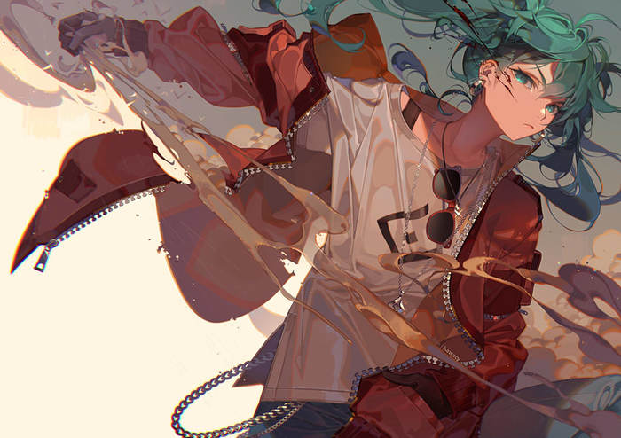 Miku - Hatsune Miku, Anime, Not anime, Anime art, Vocaloid, Kawacy