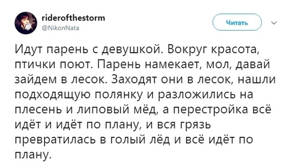 Идут парень с девушкой
 - Twitter, Скриншот, Егор Летов