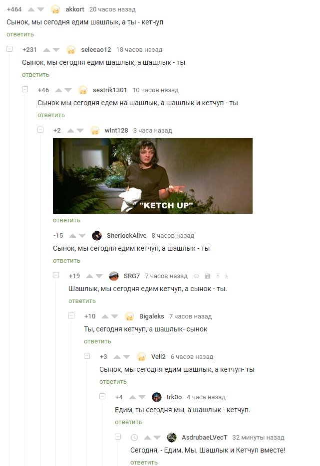 Screenshot of comments - Screenshot, Comments, , Ketchup, Children, Shashlik, Freebie