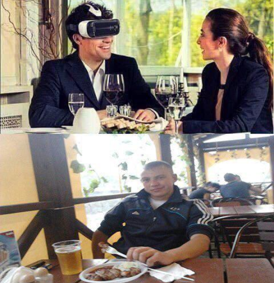 Date - Date, Virtual reality glasses