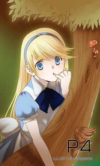 Teddy dressed as Alice. - Persona 4, , Its a trap!, Games, Alice in Wonderland, Longpost