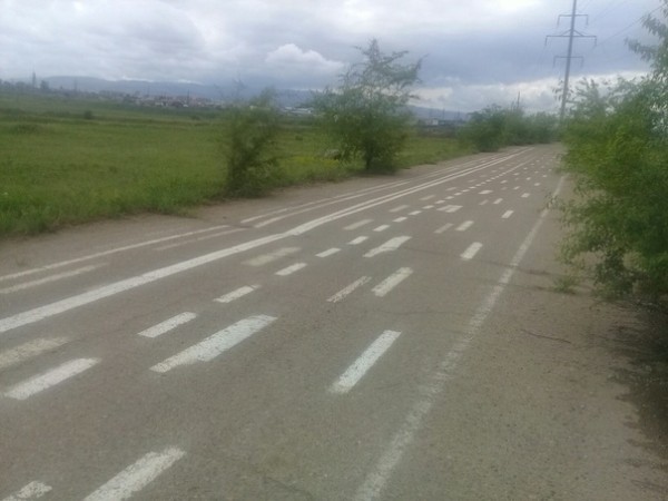 Road marking from the heart - My, Markup, Track, Road, Chita, Heartily