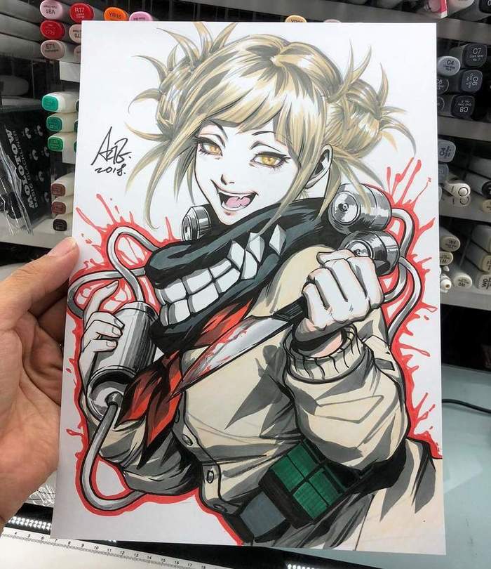 Himiko Toga - Anime art, Anime, Boku no hero academia, Toga himiko, Artgerm