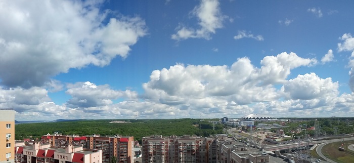 And from our window... - My, 2018 FIFA World Cup, Samara Arena, View from the window, Post #11622788